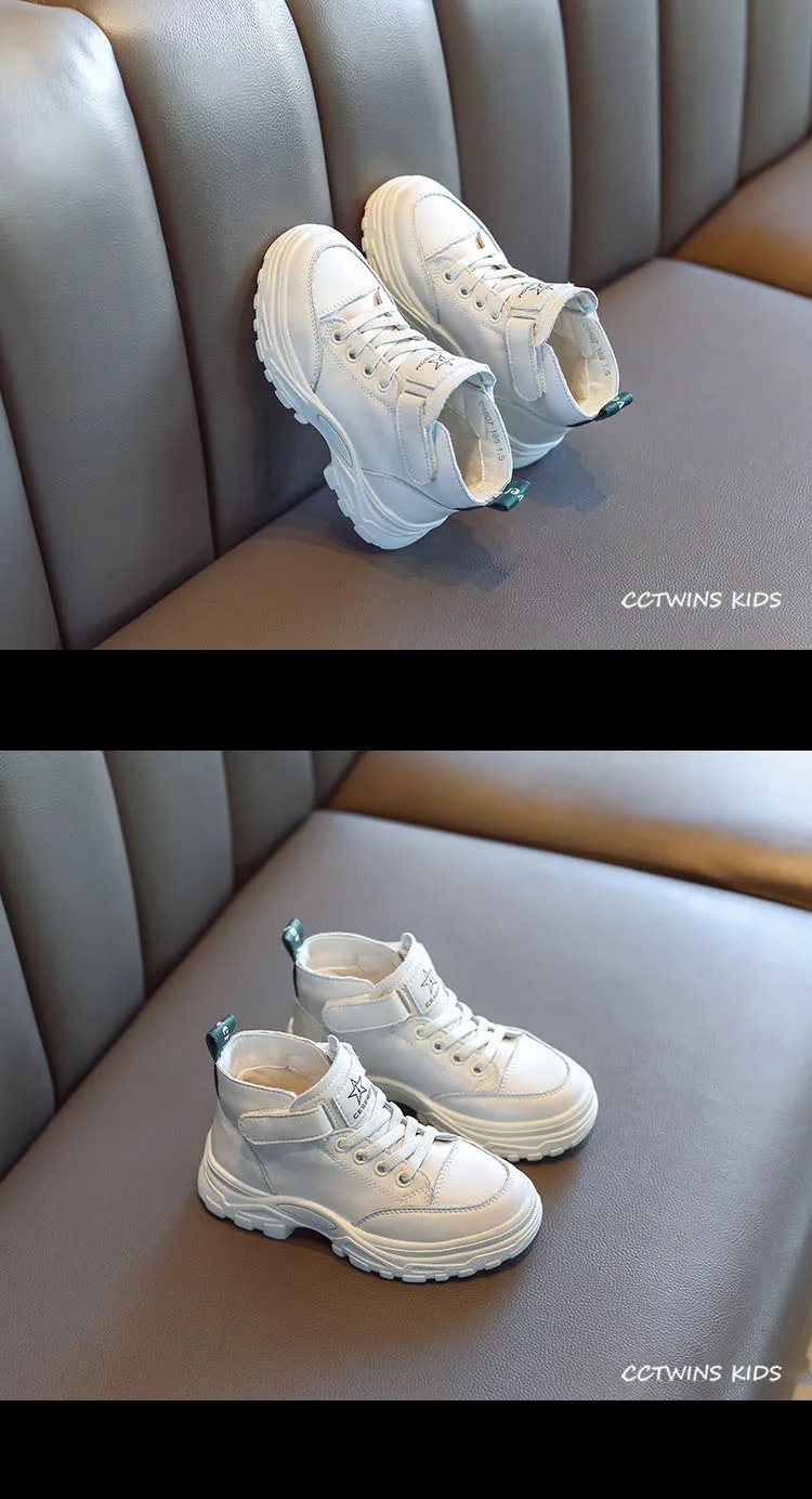 CCTWINS/детская обувь; коллекция года; зимняя детская модная теплая обувь; брендовые Ботинки martin для маленьких девочек; короткие ботинки из натуральной кожи для мальчиков; MB151