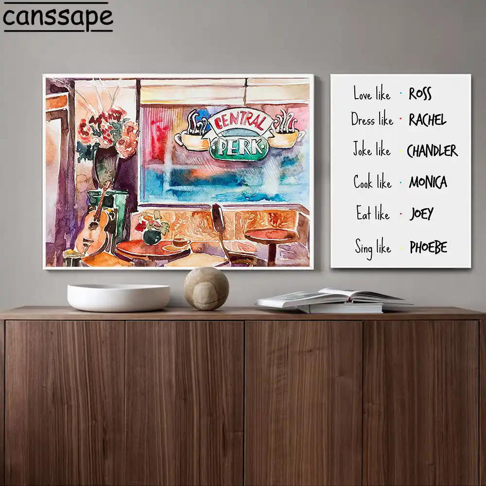Friends Tv Show Classic Poster Prints Wall Art Picture Canvas Painting