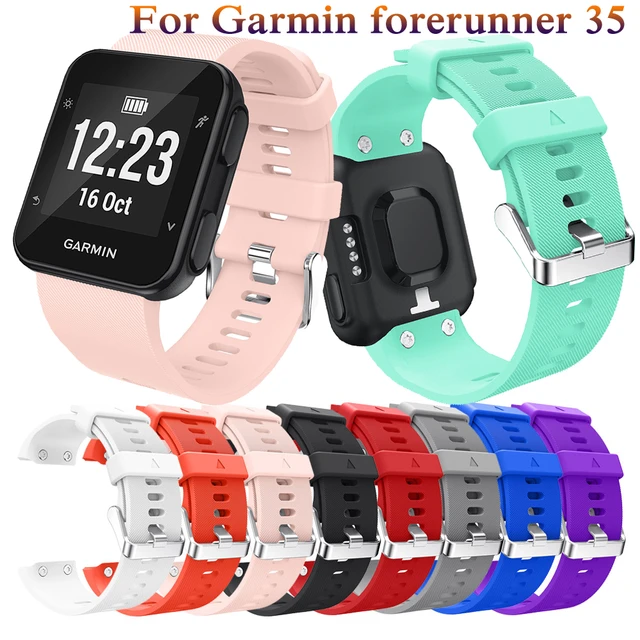 Remplacement Bracelet en silicone souple Garmin Forerunner 35