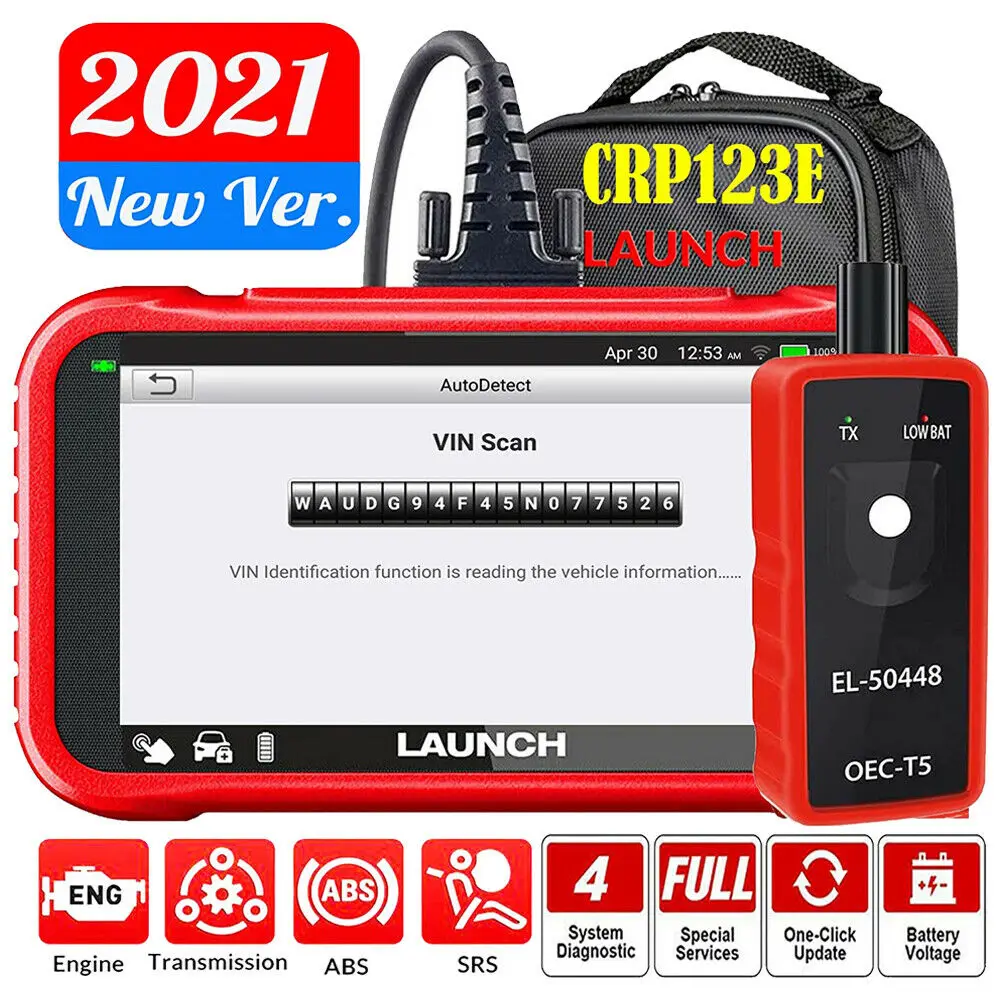 LAUNCH X431 CRP123E OBD2 Diagostic Tools Авто OBD двигатель ABS Подушка Безопасности SRS задняя
