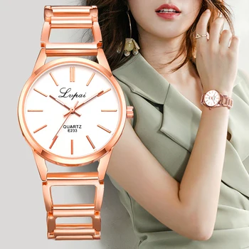 

Lvpai Brand Watch Women Luxury Dress Bracelet Watches Fashion Quartz Wristwatches Women Classic Rose Gold Ladies Business Watch