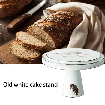 

Vintage White Wood Cake Stands Ornament Storage Racks Wedding Cake Tools for Fondant Cupcake Storage Holder Baking Accessories