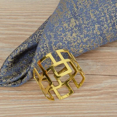 Кольца для салфеток из металлического сплава украшение стола кольца оптовая