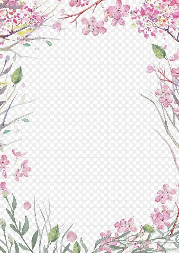 手绘花草背景素材png图片素材免费下载 图片编号yvvprlky Pngbag素材网