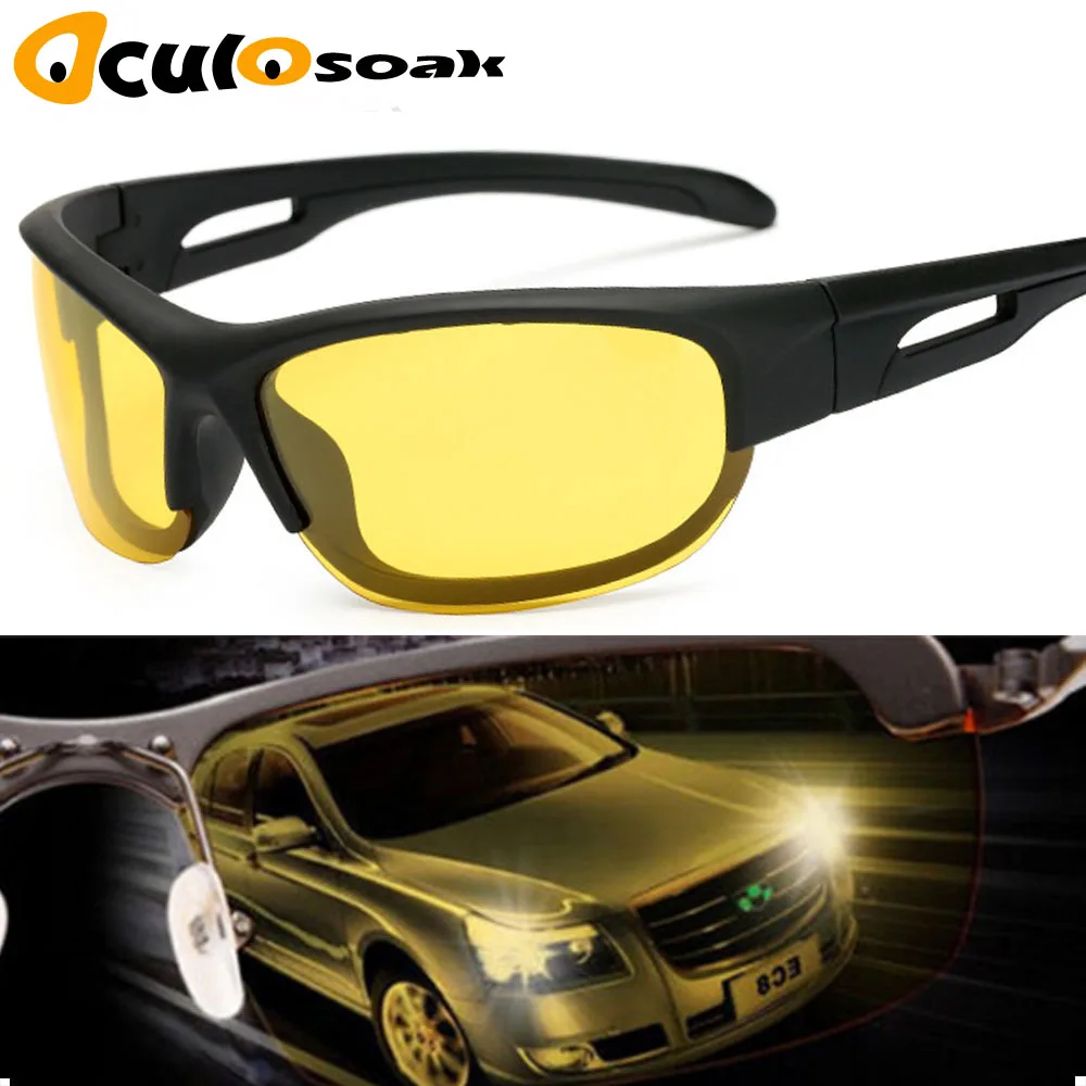 

2019 Hot Sale Car Drivers Night Vision Goggles Anti-glare Polarizer Sunglasses Men Driving Sun Glasses Male Accessories