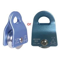 2000kg Flexible Active Pulley Block 360 Degree Wwivel Pulley for Rock Climbing Random Color 2