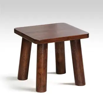 

All solid wood stool home small bench children footstool non-toxic environmental protection paint short stool