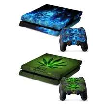 Waterproof Game Console Sticker for Sony Playstation 4 Dustproof Vinyl Console 2 Controller Decal for PS4 Game Aaccessories Waterproof Game Console Sticker for Sony Playstation 4 Dustproof Vinyl Console 2 Controller Decal for PS4 Game Aaccessories