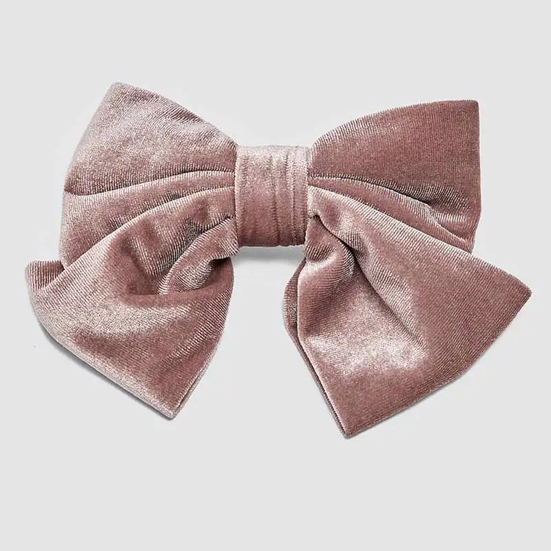 Girlgo богемная мода ZA элегантная бархатная Заколка-бабочка для женщин trendy