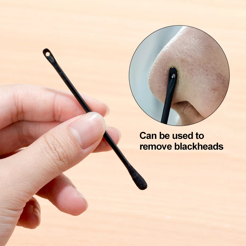 5/10/30pcs Cotton Swab Sticks Ear Wax Cleaner Acne Squeezing Blackhead Acne Removing Makeup Cotton Swab Stick Muti-Function Tool 4