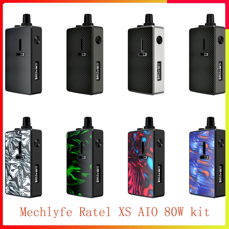 Распродажа Mechlyfe Ratel XS AIO 80 Вт TC ремонтный Pod Комплект питание от одного 18650 с 5 мл