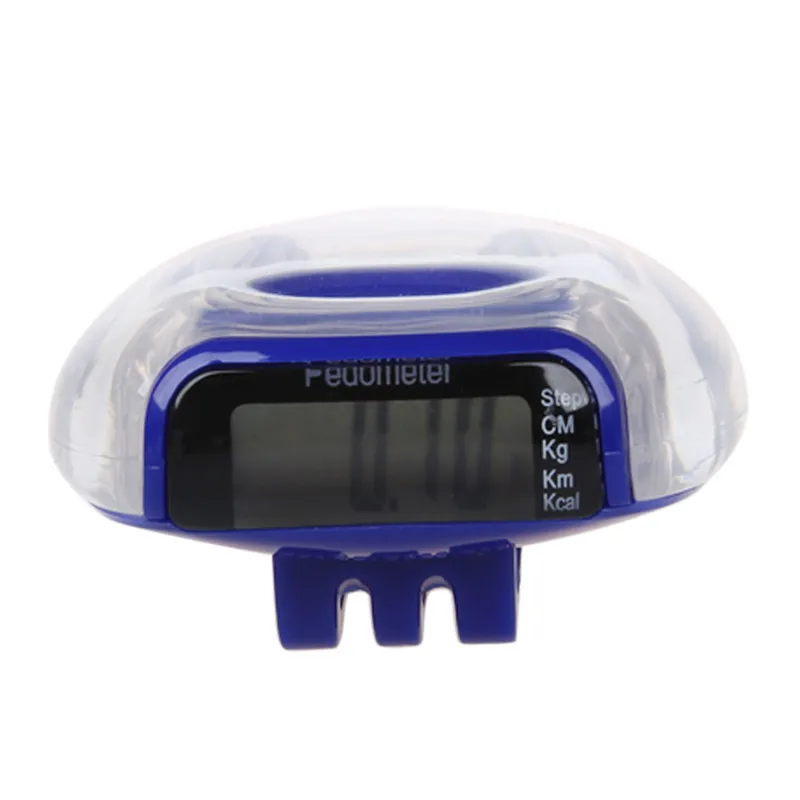 Blue Lcd цифровой мульти шагомер Шаговая дистанция счетчик калорий бег фитнес - Цвет: Blue