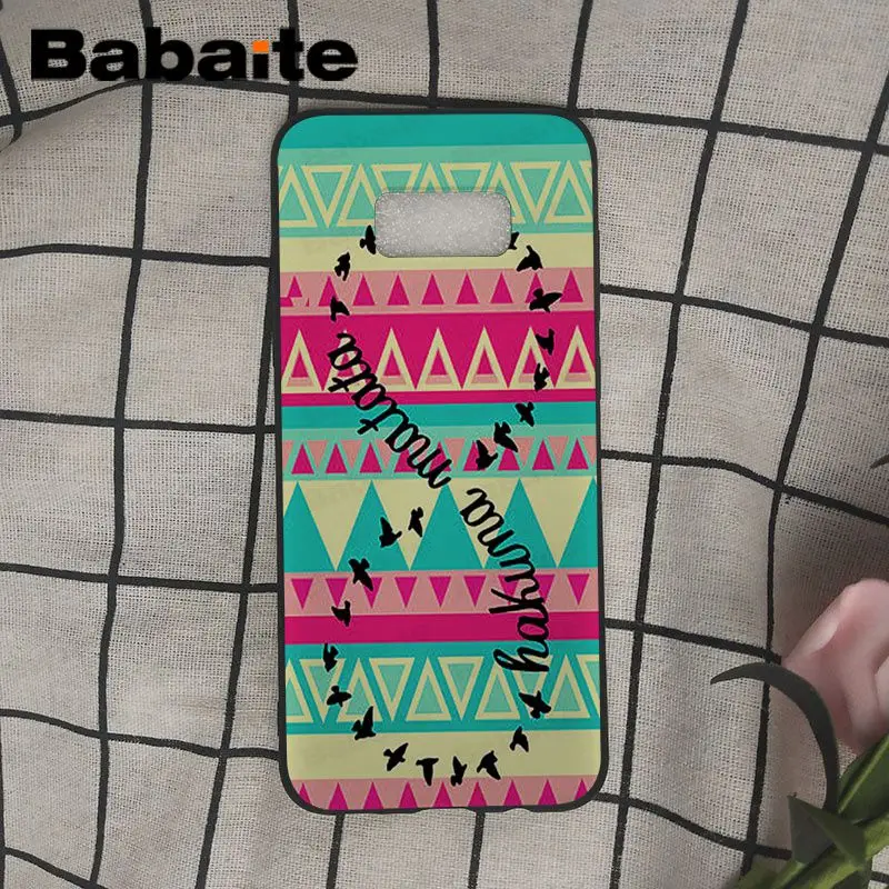Babaite keep clam hakuna matata The Lion King Coque Shell чехол для телефона samsung Galaxy s10 s10plus s6 s9 s8plus s7 s6edge чехлы