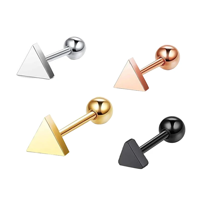 

Серьги-гвоздики из нержавеющей стали, 3 цвета