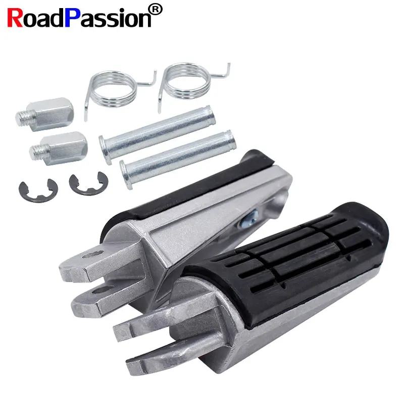 Motorcycle Footrests Motorbike-Accessories Front Foot Pegs Rests Pedals For YAMAHA BT1100 Fazer 700 FJ1200 FJR1300 ABS FZ1 FZ6 FZ6R FZR600