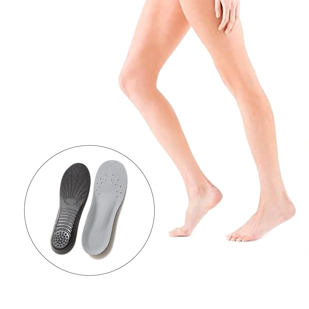 1 пара Sweatproof Shoe-pad PU высокая эластичность коврик поглощение пота дышащая спортивная стелька для человека декомпрессионная дезодорант стелька