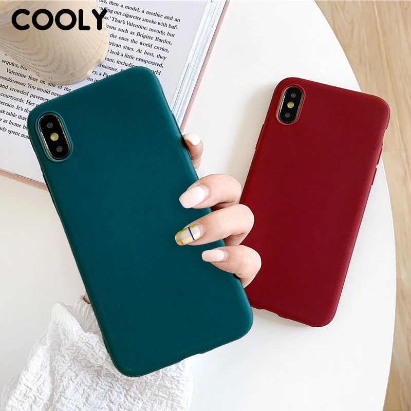 

COOLY Candy Color Matte Case For Huawei P30 Lite Back Cover on For Huawei P30 Pro Shell Skin Soft Slim TPU Silicone Phone Coque