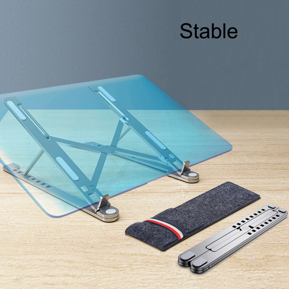  Hot Folding Laptop Stand Support for MacBook Air Pro Stand Cooling Adjustable Desk Stand Tablet Hol