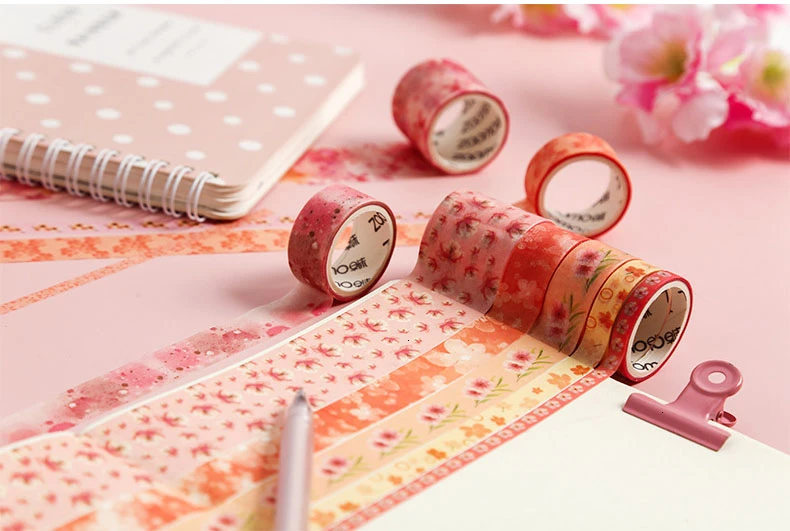 10 шт./компл. Милые Японские животные/единорог/планеты лента Washi пуля журнал малярный скотч школьные принадлежности Скрапбукинг Бумага