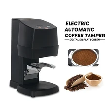 Tamper 58MM Für Kaffee Automatische Elektrische Bean Pulver Flach Presse Edelstahl Mit Netzteil Tamper Kaffee Werkzeug