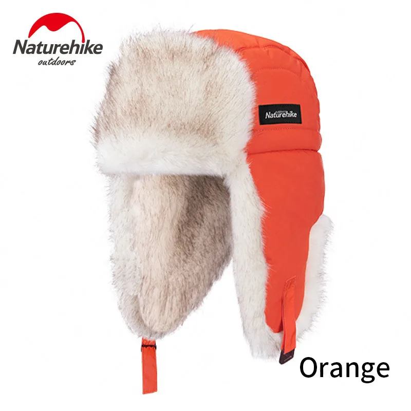 Orange Naturehike, зимняя шапка, защитная теплая Кепка, анти-всплеск, теплая, lei feng, шапка для мужчин и женщин, Снежная, походная, Лыжная шапка - Цвет: Orange