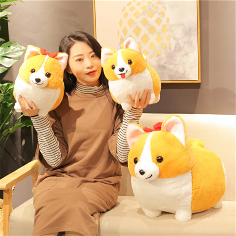 Kawaii детские игрушки плюшевая коргис собака мягкие животные кукла подушка