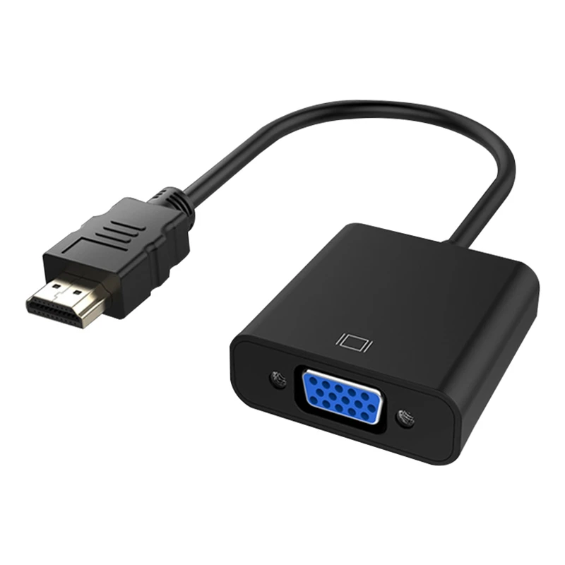  Hdmi a Vga Cavo Adattatore Hd 1080P Hdmi Adattatore Convertitore con 3.5 Mm Cavo Audio per Hdtv Xbo