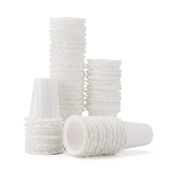 

100-Piece Coffee Filter, Disposable K Glass Bottle Coffee Filter Paper, Suitable for Keurig K Series Pods Coffee Machine