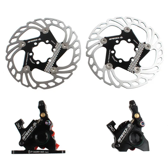 Black Pair and Disc LllPRO A8000 шоссейная велосипедная линия Тяговый масляный тормоз алюминиевый сплав cnc двусторонний тормозной зажим плоский дорожный зажим диск - Цвет: Black Pair and Disc