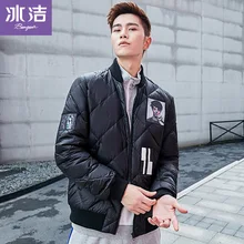 Bingjie мужская куртка-пуховик Бейсбольный воротник 90% утиный пух пальто J90132101d