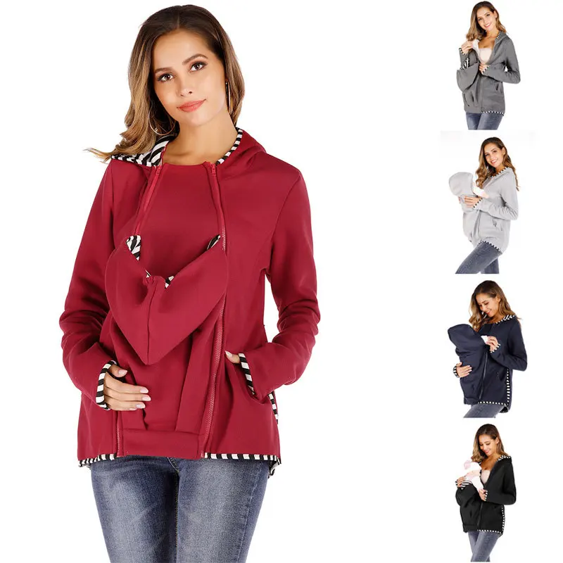 sweatshirt with baby pouch