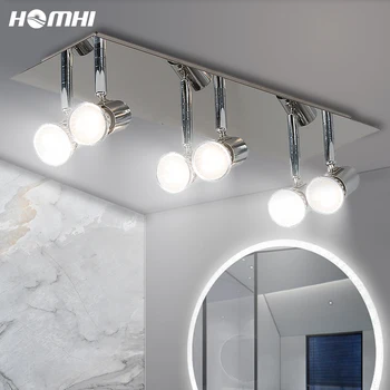 

Bathroom Lamps Modern For Home Lighting Ultrathin Cozy Decor Spot light ceiling lighting fixtures Adjustable square led cozinha