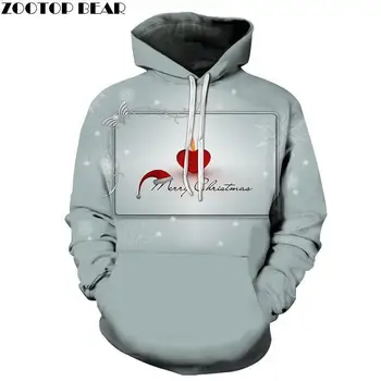 

Zootop Bear Brand 3D Printing Fashion Casual Christmas Men's Hoodies Sweatshirts Sport Hoodies 2019 New Love Candle Dropshopping