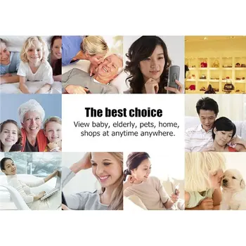 

1080P Full HD Wireless IP Camera Wifi IP CCTV Camera Wifi Mini Network Video Surveillance Auto Tracking Camera IR Night Vision