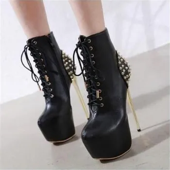 

BBZAI New pattern Europe and America Hot Sale Superior quality Big code Women Boots17cm Fashion boots Pumps Fashion Show 4-8 9