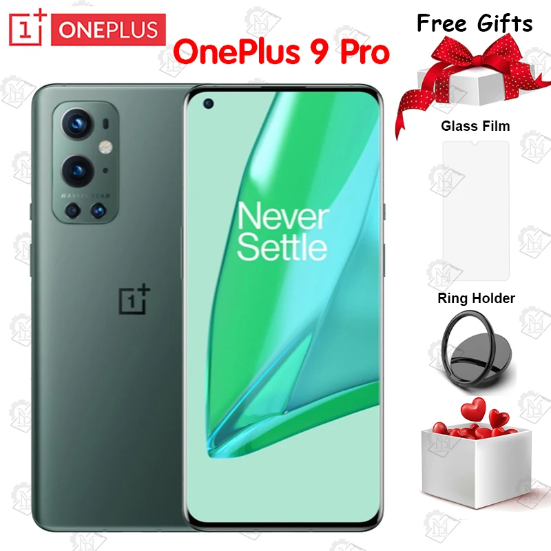 New Original Oneplus 9 Pro 5G Mobile Phone 6.7 Inch LTPO AMOLED 120Hz 8G+256G Snapdragon 888 Octa Core IP68 NFC Smartphone oneplus nord cellphones