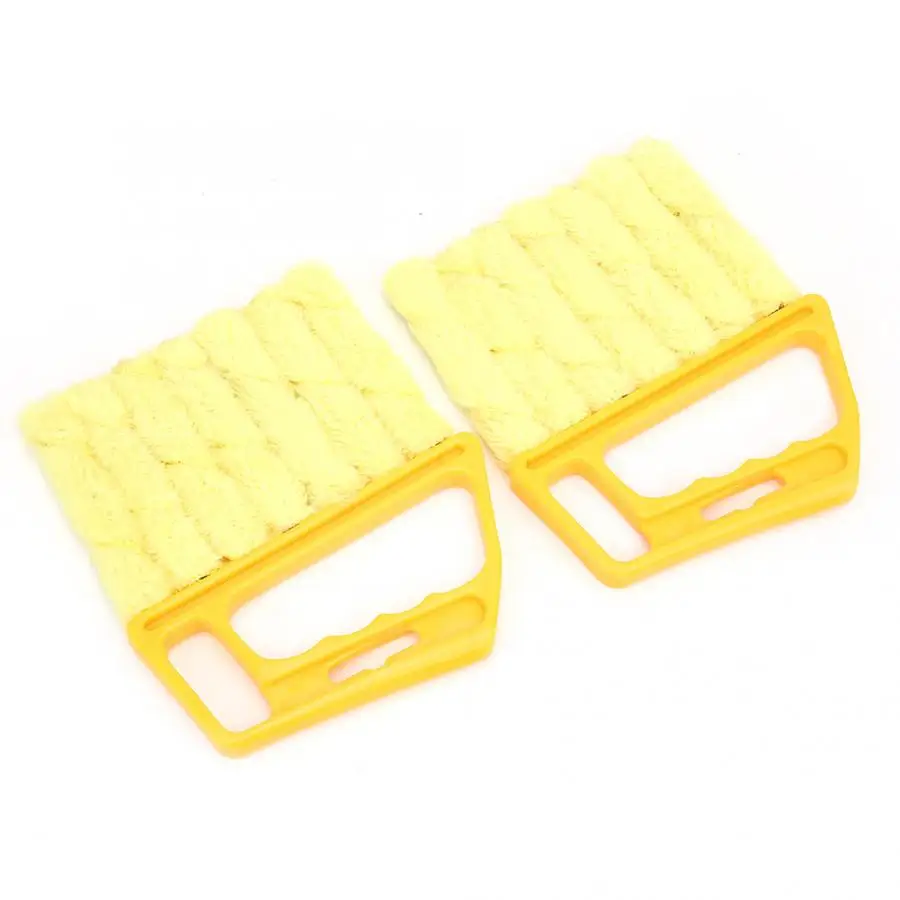 2 шт. устройство для чистки жалюзи щетка Кондиционер моющаяся тряпка легкий инструмент для чистки интенсивное очищение