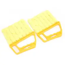 2 шт. устройство для чистки жалюзи щетка Кондиционер моющаяся тряпка легкий инструмент для чистки интенсивное очищение