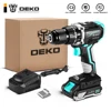 DEKO DKCD20BL-LI 20V Cordless Brushless Hammer Impact Drill with 2-Speed Cordless Screwdriver ► Photo 1/5