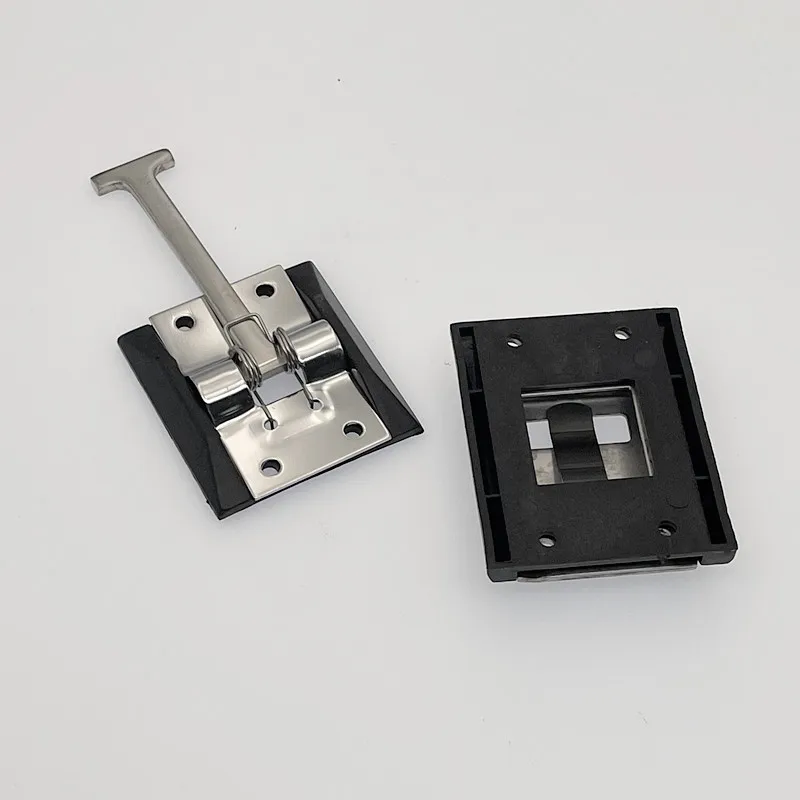 CVP RV Trailer Door holders Stainless Steel T-style Catch Entry Catches For Motorhome Camper Accessories Caravan Components