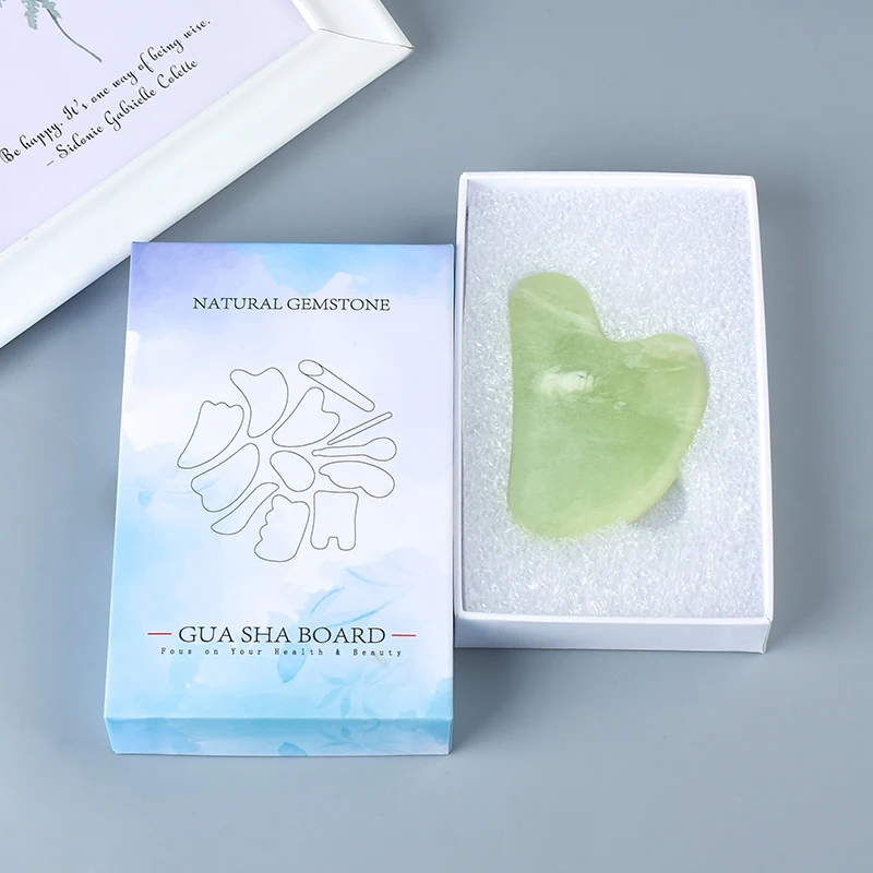 Натуральный массажер для лица Xiuyan Jade кристаллический акупресса на спине