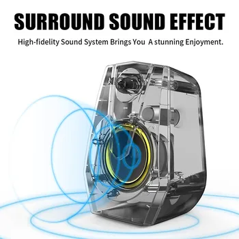 

Stereo Computer Speaker USB Power Supply With AUX Connection LED Night Light Home Theater Soundbar Speaker PC Desktop Tablets