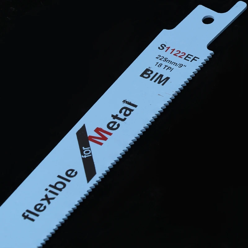 Reciprocating Saw Blades 5 Pcs 227mm 9" BIM S1122EF for Cutting And Metal