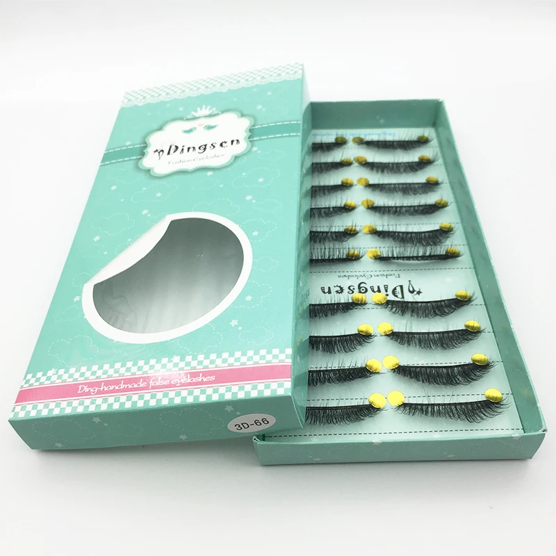 

10 pairs fluffy natural false eyelashes fake lashes long makeup 3d mink lashes eyelash extension mink eyelashes for beauty