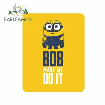 

EARLFAMILY 13cm x 10.3cm for Minions Personality Car Stickers DIY Body for Car Fashion SUV Decoration Air Conditioner Decals