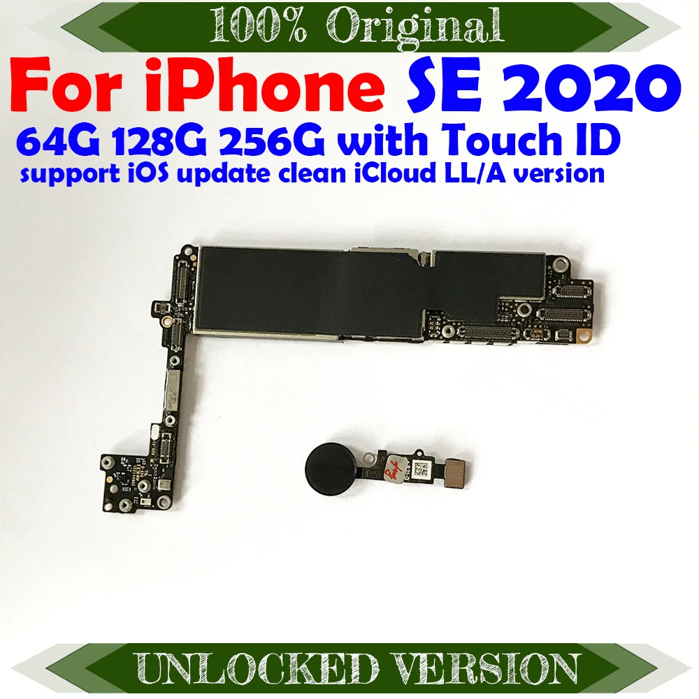 Материнская плата для iPhone SE 2020 разблокированная материнская 64 Гб с системой 256 ГБ