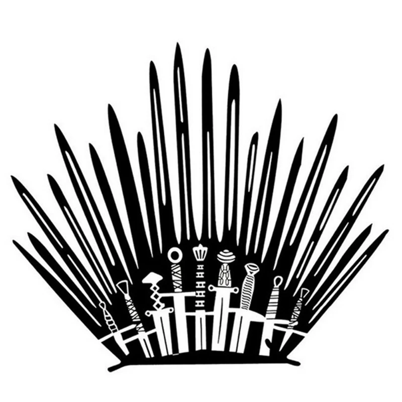 

57x49cm 1 X Wall Wall Stickers Decals Black 4WS-0016 Sticker Game of Thrones Toilet Funny Personality Bathroom Decoration