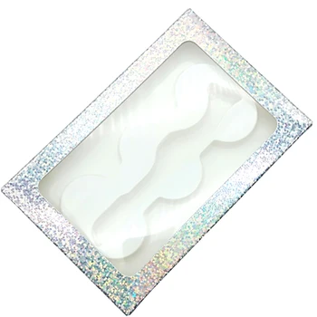 

10pcs Paper Container Clear Case Eyelashes Packing Box Makeup Portable Protection Storage 2 Layers Empty Reusable Holder Travel