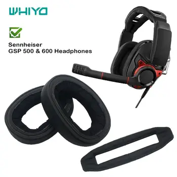 

Whiyo 1 Pair of Replacement Earpads for Sennheiser GSP500 GSP600 Headphones Sleeve Ear Pads Cushion Pillow Earmuff Cover