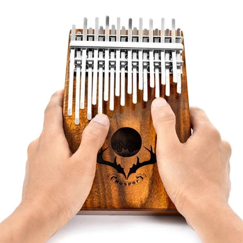 

20 Keys Acacia Kalimba Musical with Protective Carrying Case Musical Gifts